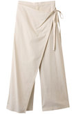 フロントラップワイドパンツ