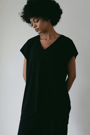 ハー/HER.のコットンカットソープルオーバー(110100/110102)