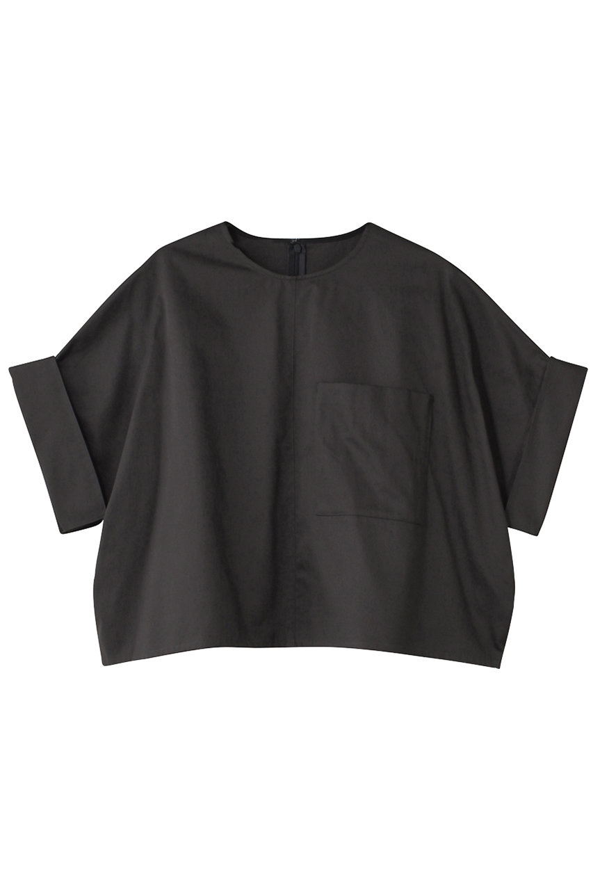 ターンアップカフスブラウス