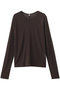 シアーカットソー ハー/HER. ダークブラウン