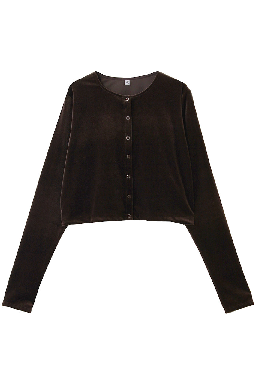 ベロアカーディガン