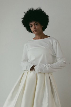 ハー/HER.のニュアンスロングＴシャツ(110100/110102)