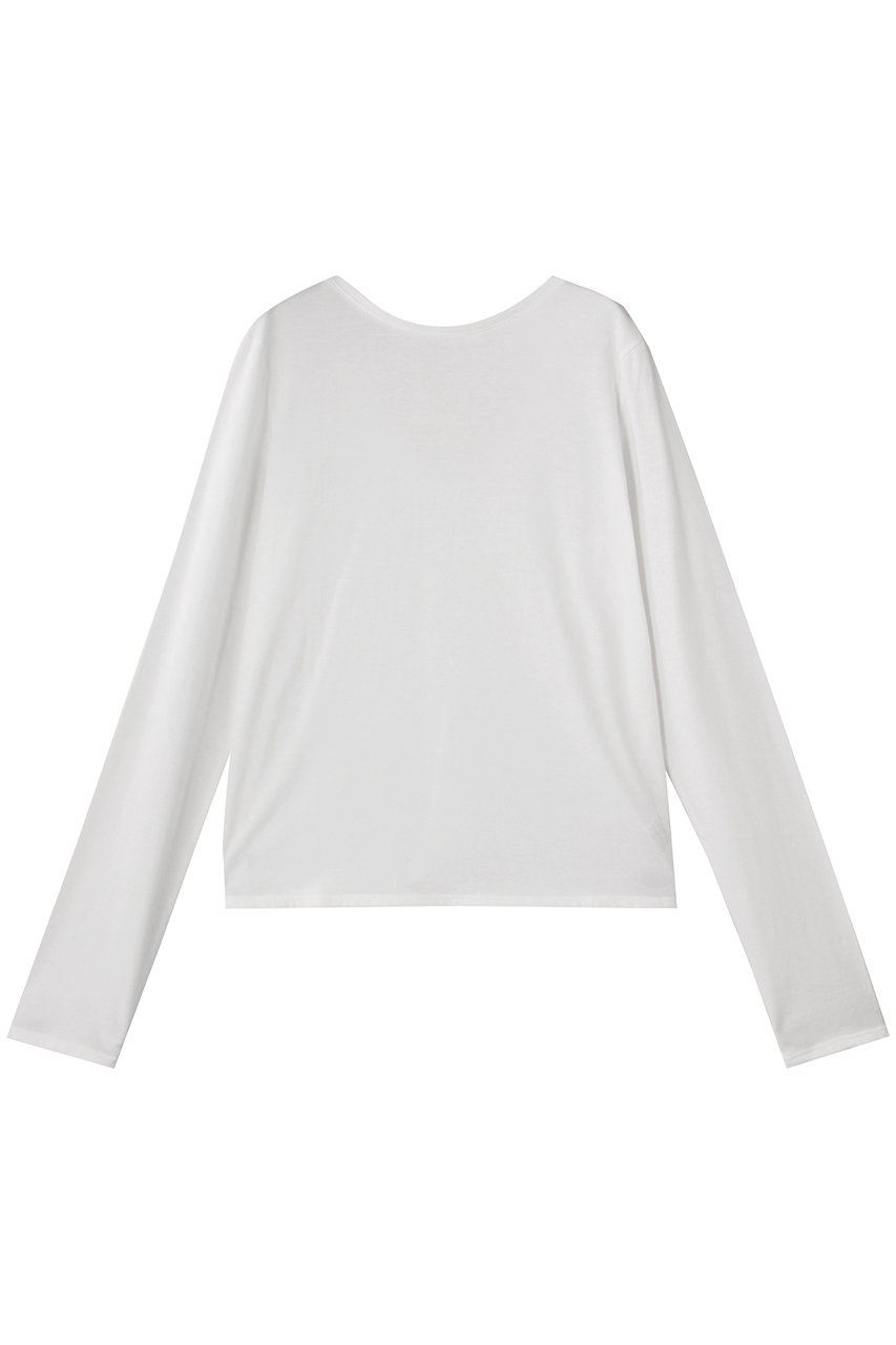HER. ニュアンスロングTシャツ (ホワイト, F) ハー ELLE SHOP HER. ニュアンスロングTシャツ (ホワイト, F) ハー ELLE SHOP