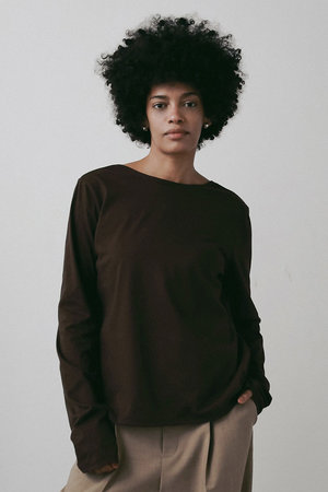 ハー/HER.のニュアンスロングＴシャツ(110100/110102)