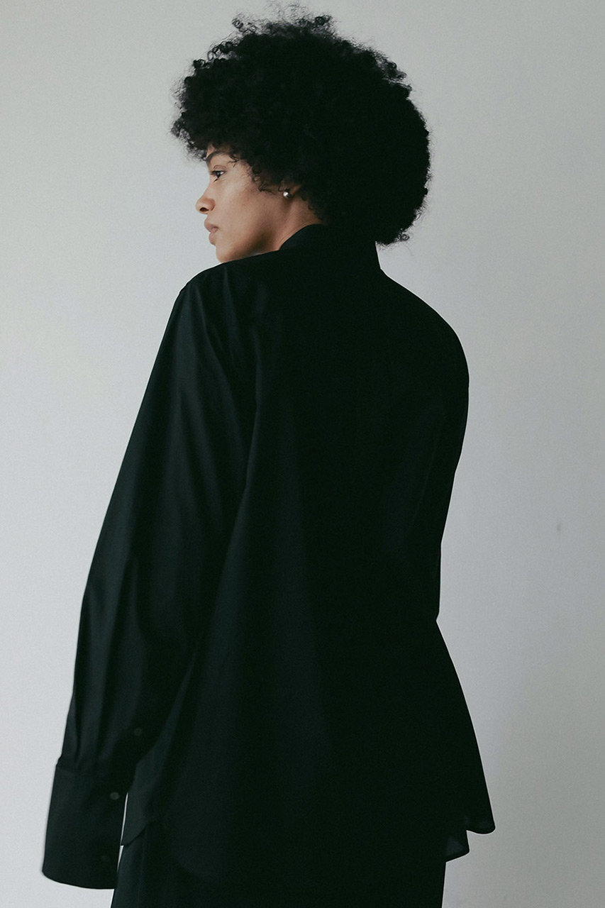 HER.(ハー)｜ピンタックシアーブラウス/ブラック の通販｜ELLESHOP