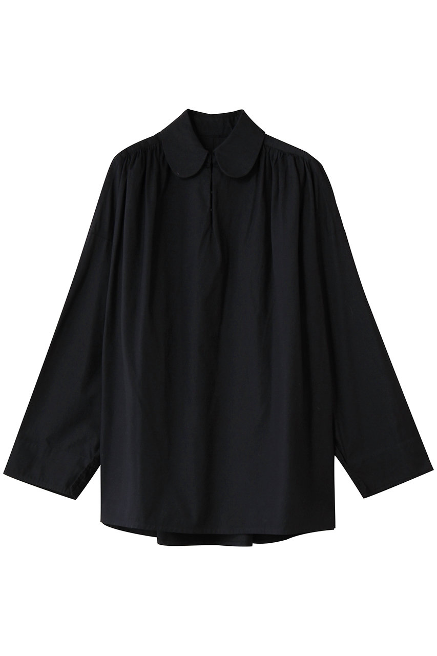 ラウンドカラーチュニックブラウス