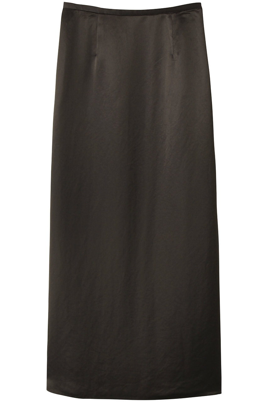 ハー/HER.のアセテートサテンナロースカート(ダークブラウン/7053901)