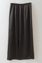 アセテートサテンナロースカート ハー/HER.