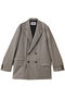 サキソニーダブルブレストジャケット ハー/HER. グレー
