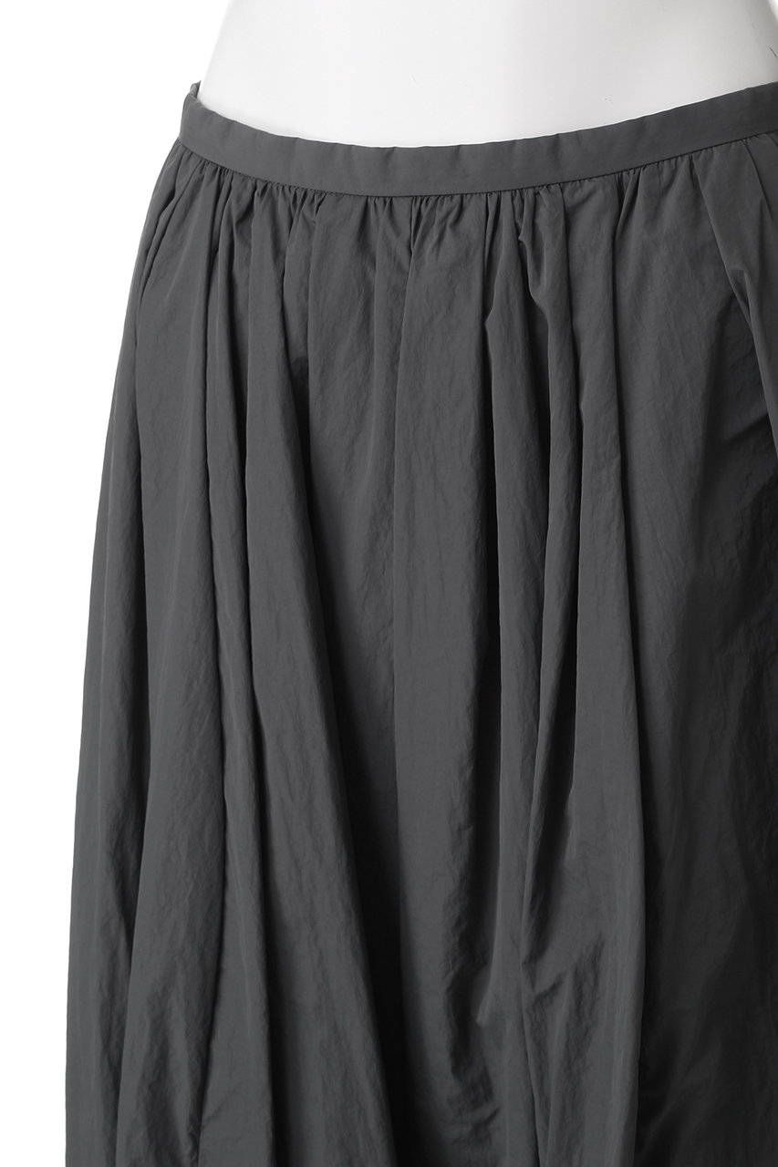 HER.(ハー)｜ワッシャーバルーンマキシスカート/オフホワイト の通販