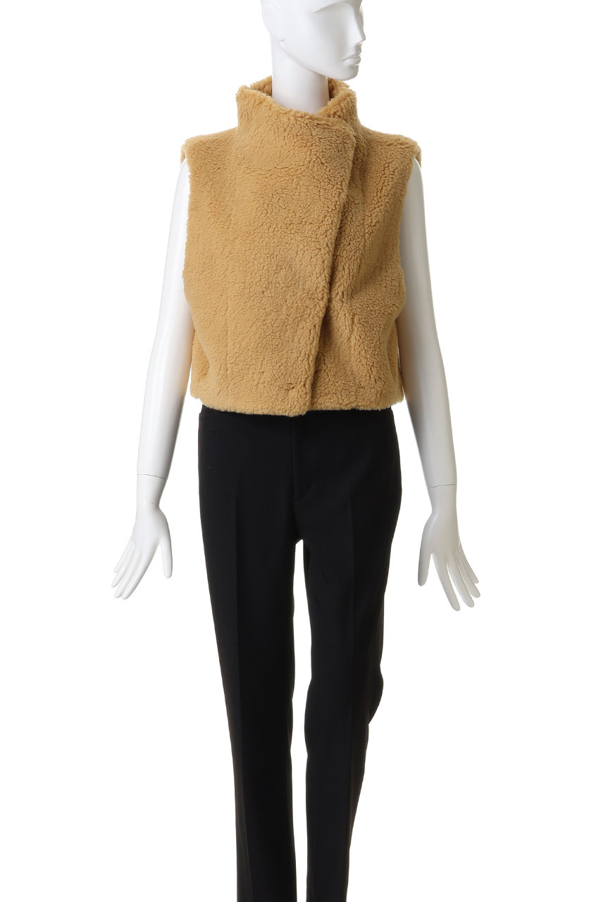 HER.(ハー)｜ボアベスト/オフホワイト の通販｜ELLESHOP・(エル