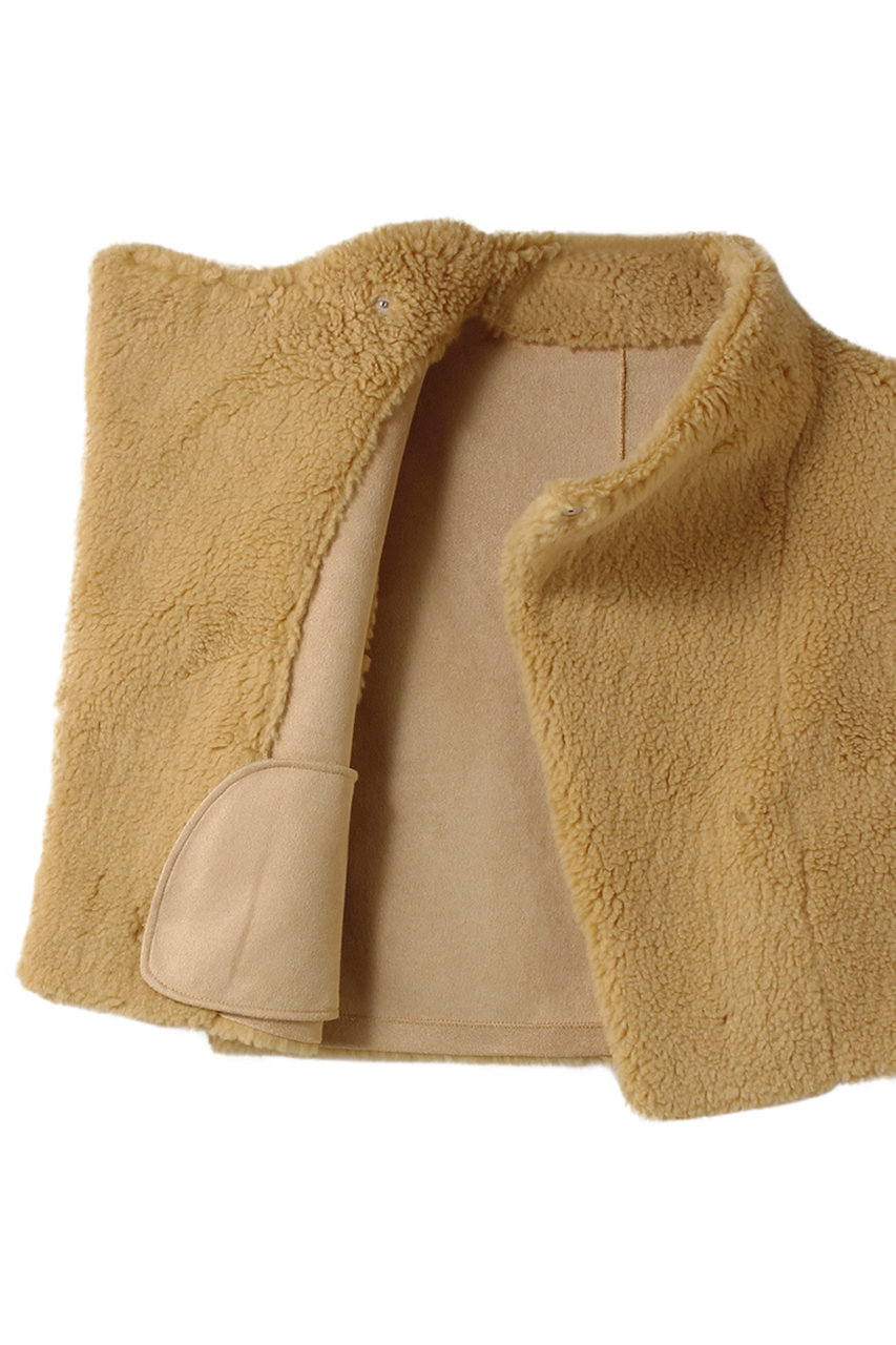 HER.(ハー)｜ボアベスト/オフホワイト の通販｜ELLESHOP・(エル