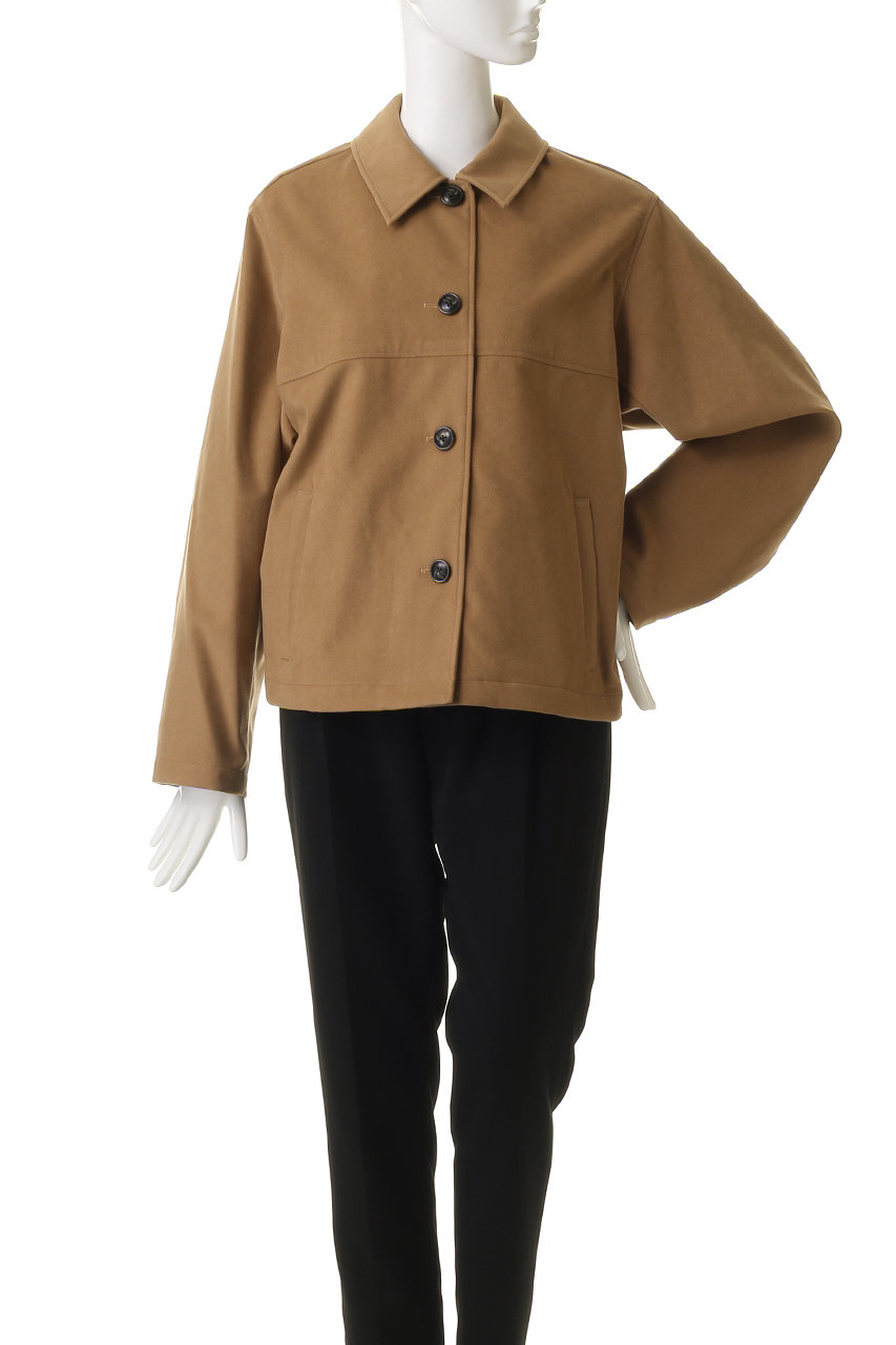 HER.(ハー)｜フェイクスエードジャケット/ブラウン の通販｜ELLESHOP