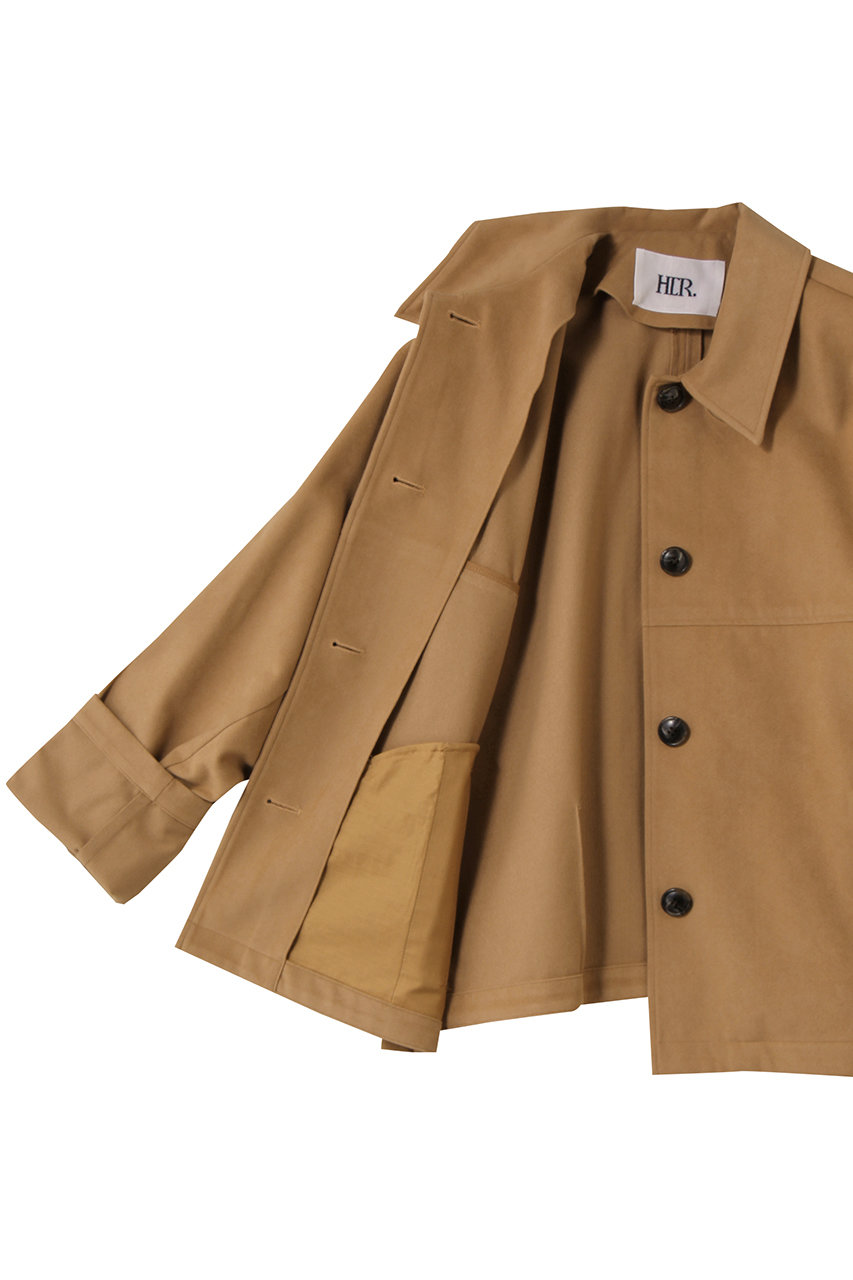 HER.(ハー)｜フェイクスエードジャケット/ブラウン の通販｜ELLESHOP