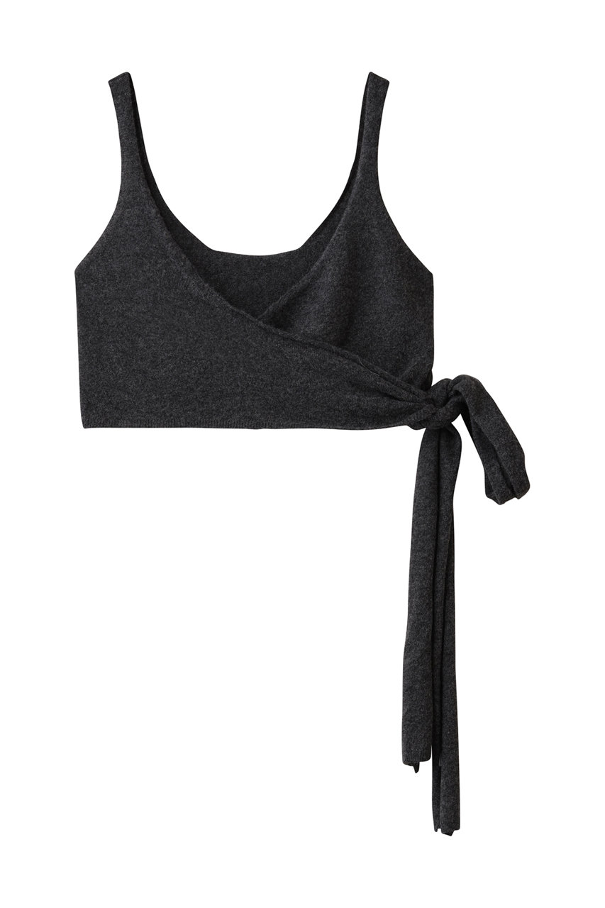 ハー/HER.のカシュクールニット(チャコールグレー/7053508)