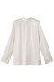 サテンドレープブラウス ハー/HER. ホワイト
