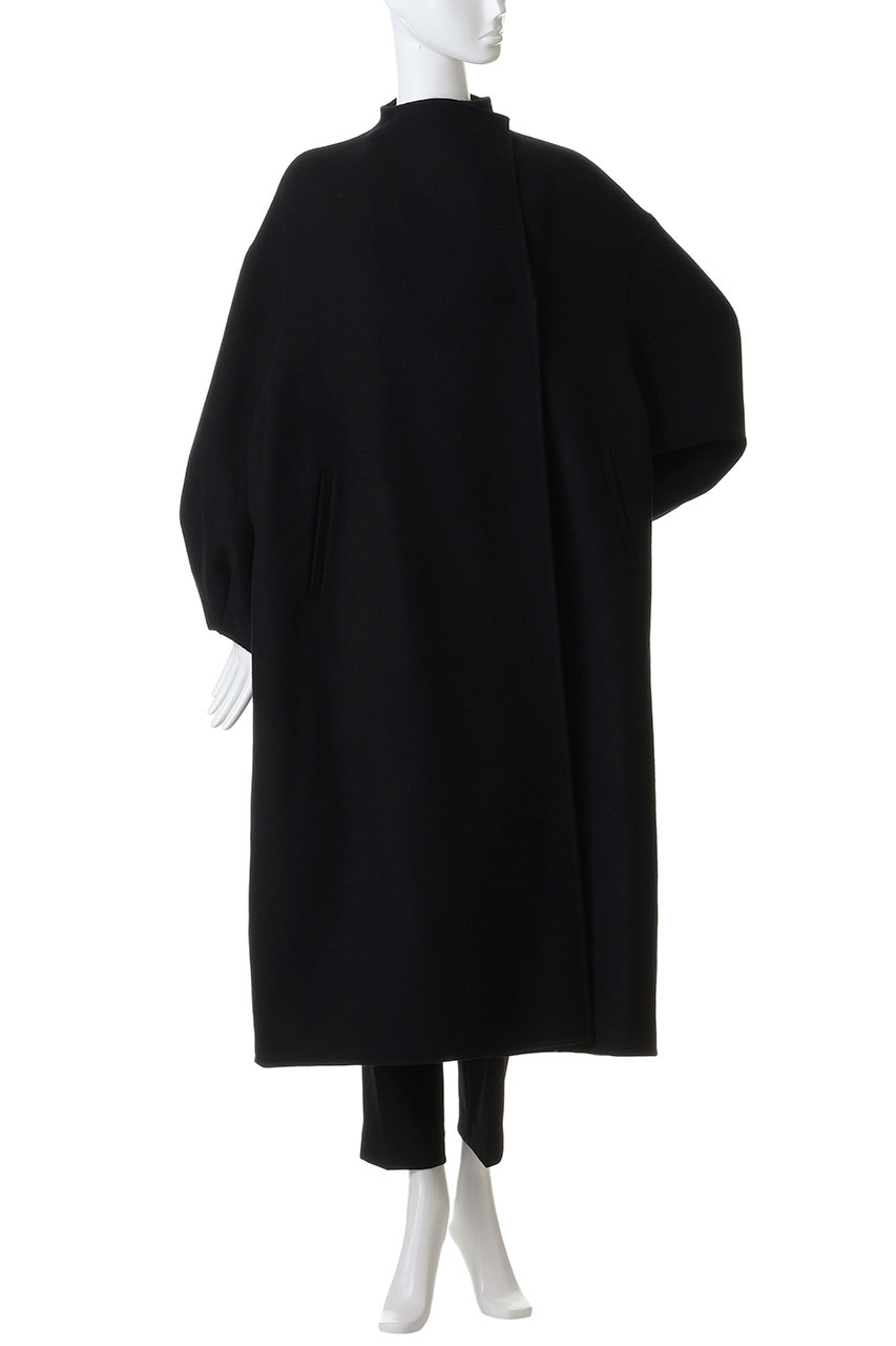 HER.(ハー)｜ウールリバードルマンコート/ブラック の通販｜ELLESHOP