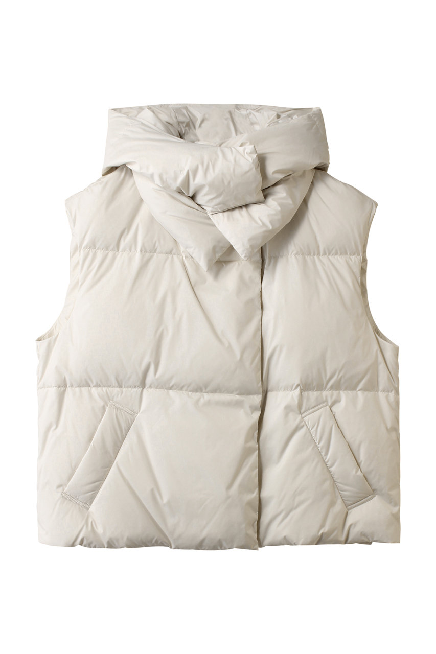 ハー/HER.のフーデッドダウンベスト(オフホワイト/7054103)