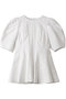 コットンフォルムペプラムブラウス ハー/HER. オフホワイト