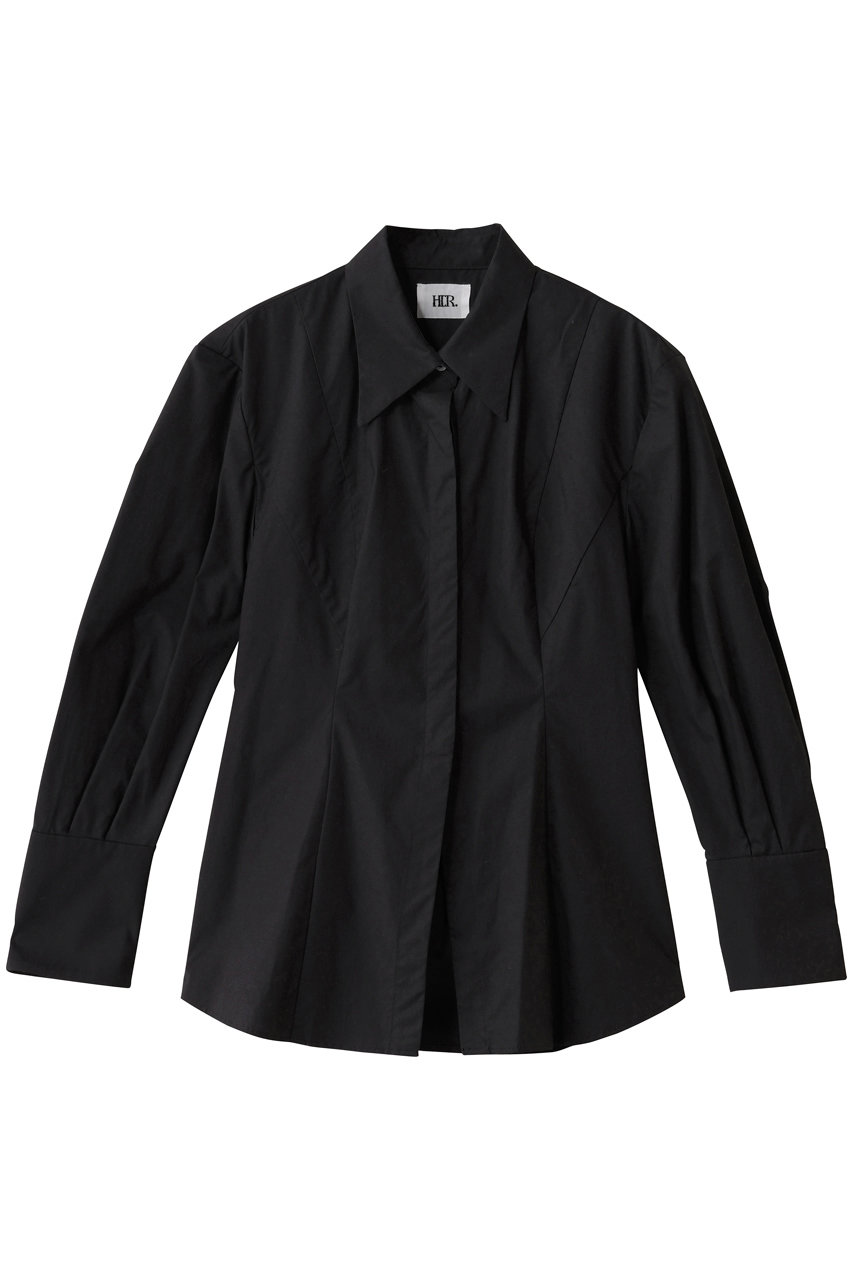 ハー/HER.のウエストシェイプシャツブラウス(ブラック/7054705)