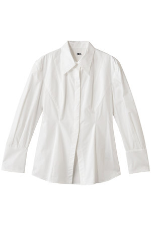 ハー/HER.のウエストシェイプシャツブラウス(110400/110403)