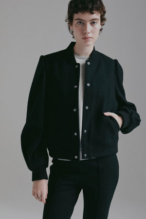 ハー/HER.のキルティングライナー付きメルトンブルゾン(110800/110802)