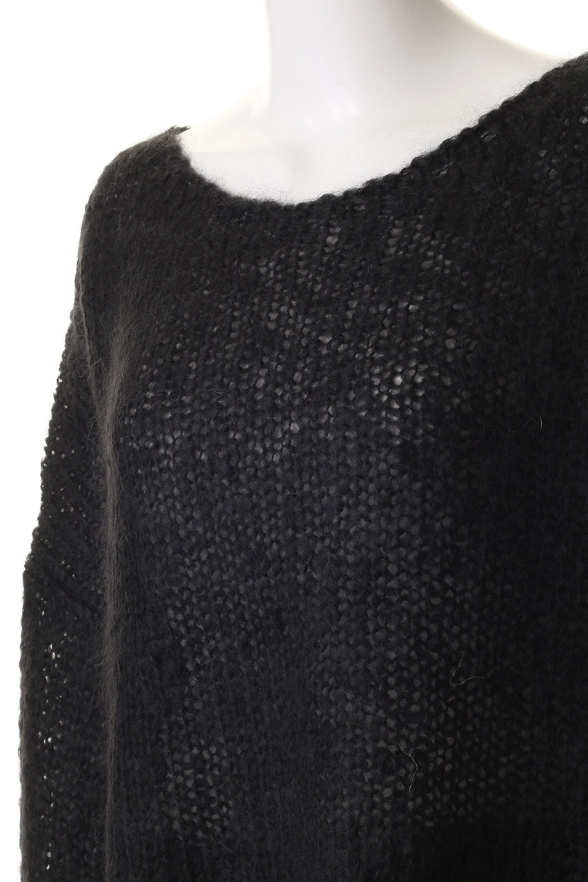 HER.(ハー)｜モヘアメッシュプルオーバー/ホワイト の通販｜ELLESHOP