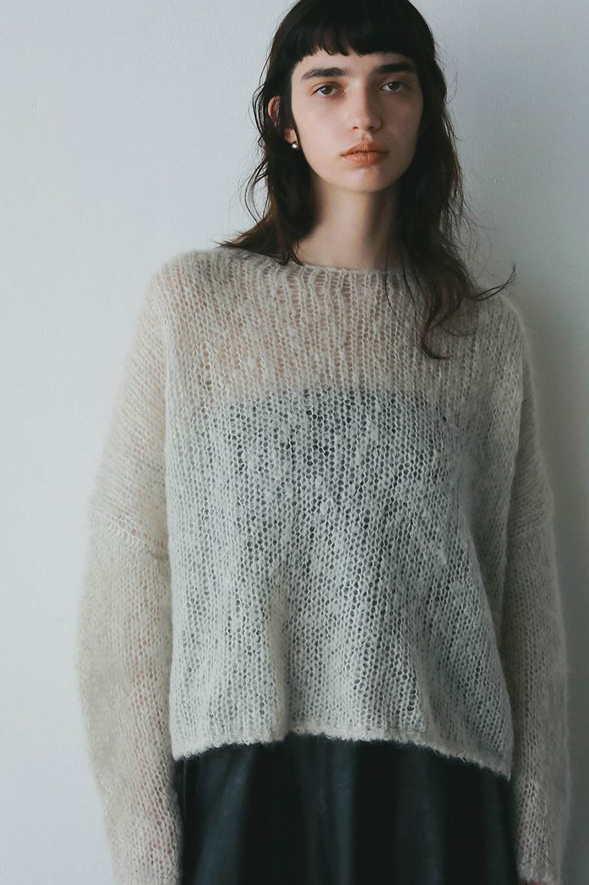 H beauty&amp;youth モヘアメッシュニットプルオーバー BEAUTY&YOUTH UNITED ARROWS（ビューティーアンドユースユナイテッド