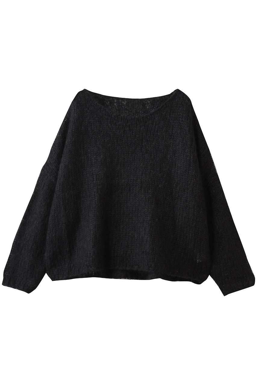 ハー/HER.のモヘアメッシュプルオーバー(チャコールグレー/7054509)