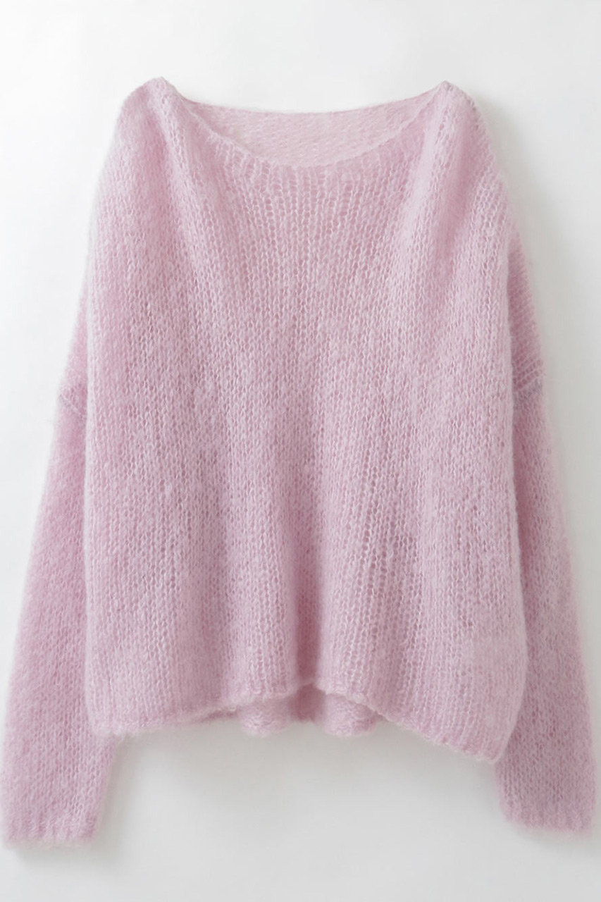 モヘアメッシュプルオーバー