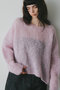 モヘアメッシュプルオーバー ハー/HER.
