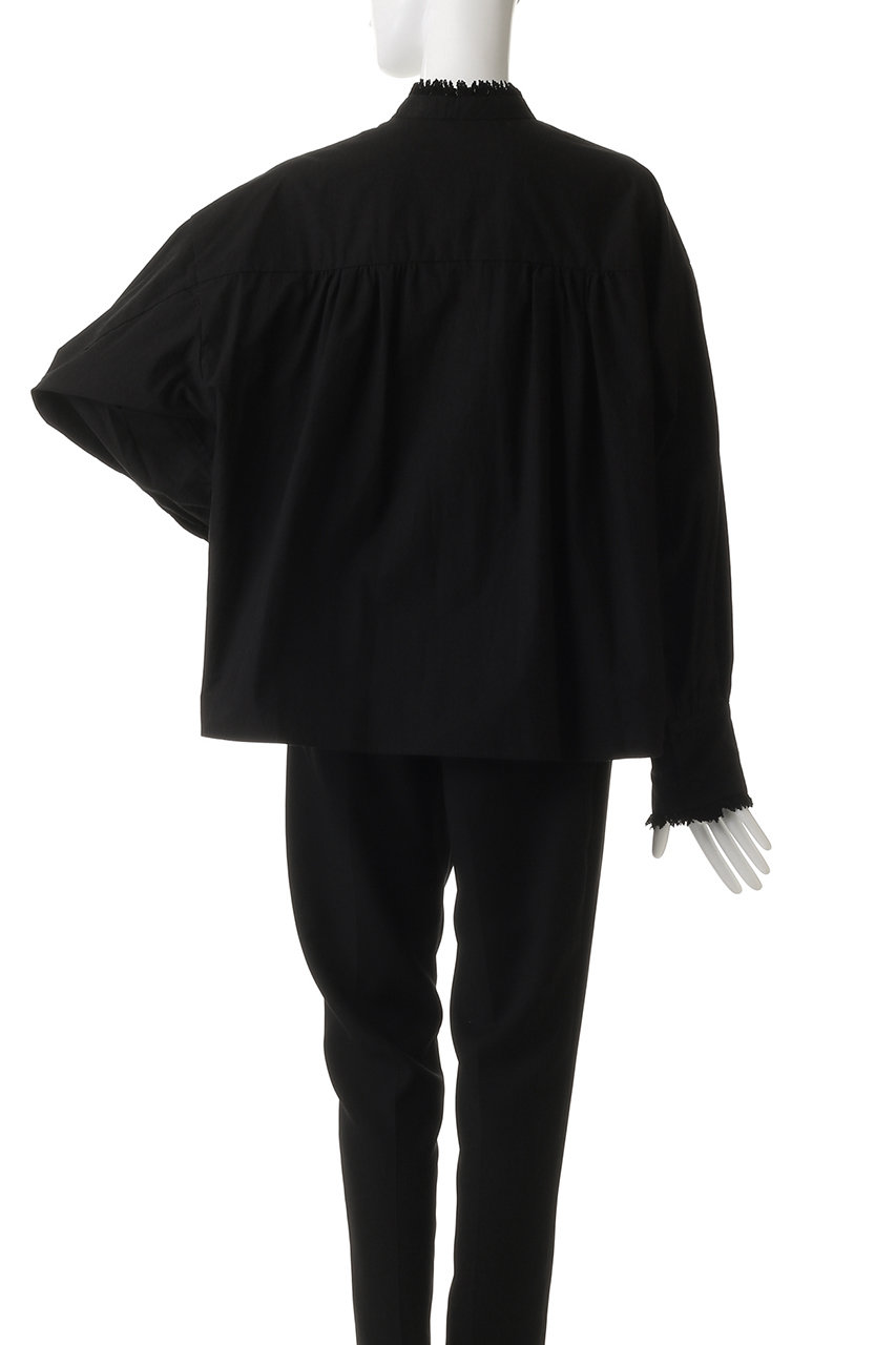 HER.(ハー)｜ヴィンテージライクレースブラウス/ブラック の通販