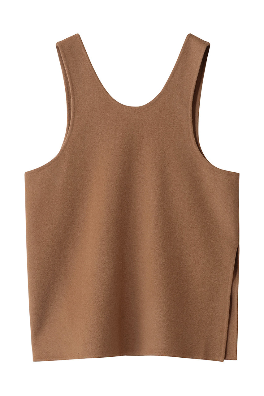 ハー/HER.のウールカシミヤリバーベスト(キャメル/7054707)