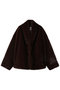 ファーライクショールジャケット ハー/HER. ダークブラウン