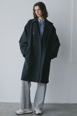 ハー/HER.のウールダブルオーバーコート(110900/110903)