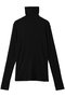 コットンモダールハイネックプルオーバー ハー/HER. ブラック
