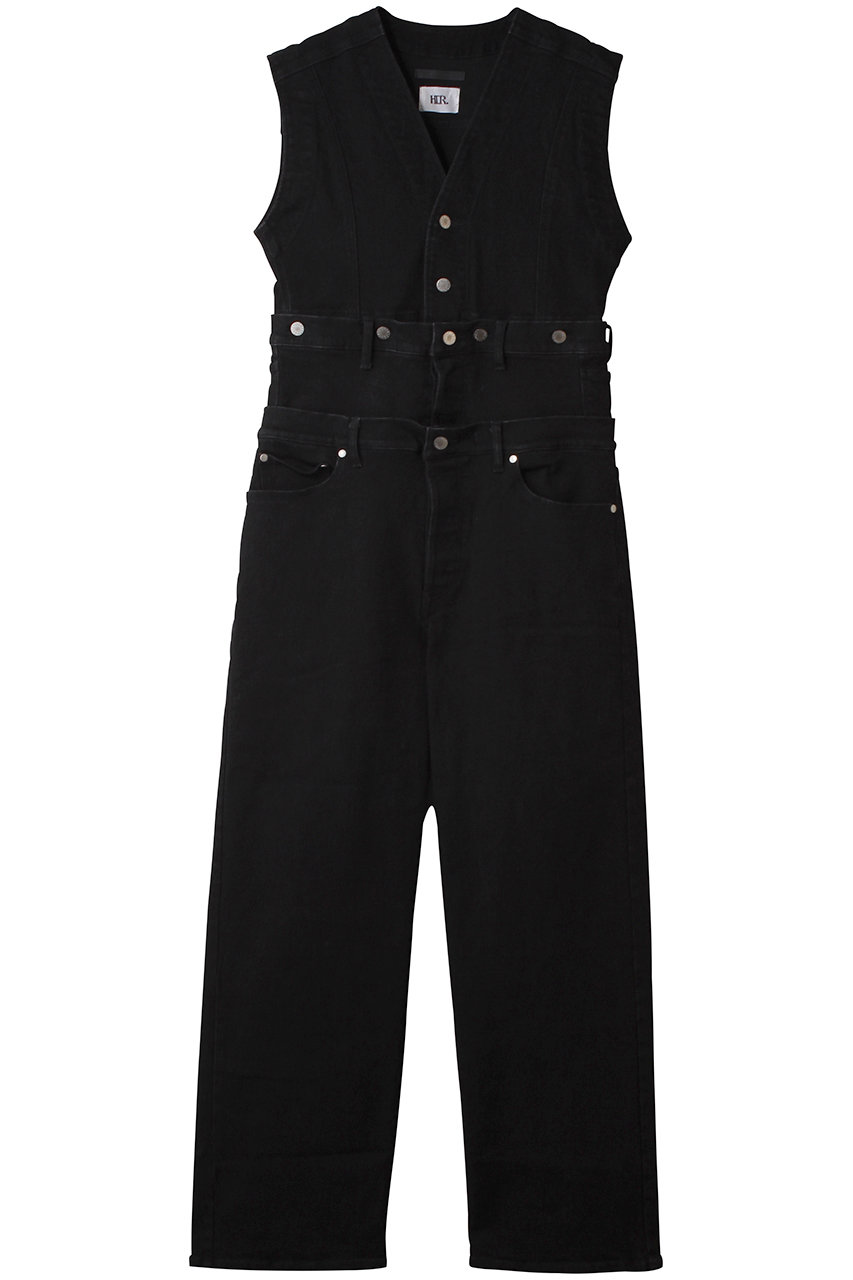 HER. QUIITO×HER.別注オールインワンB (ブラック, F) ハー ELLE SHOP HER. QUIITO×HER.別注オールインワンB (ブラック, F) ハー ELLE SHOP