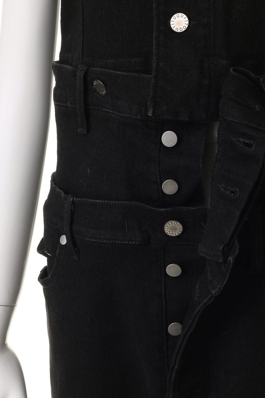 HER.(ハー)｜QUIITO×HER.別注オールインワンB/ブラック の通販