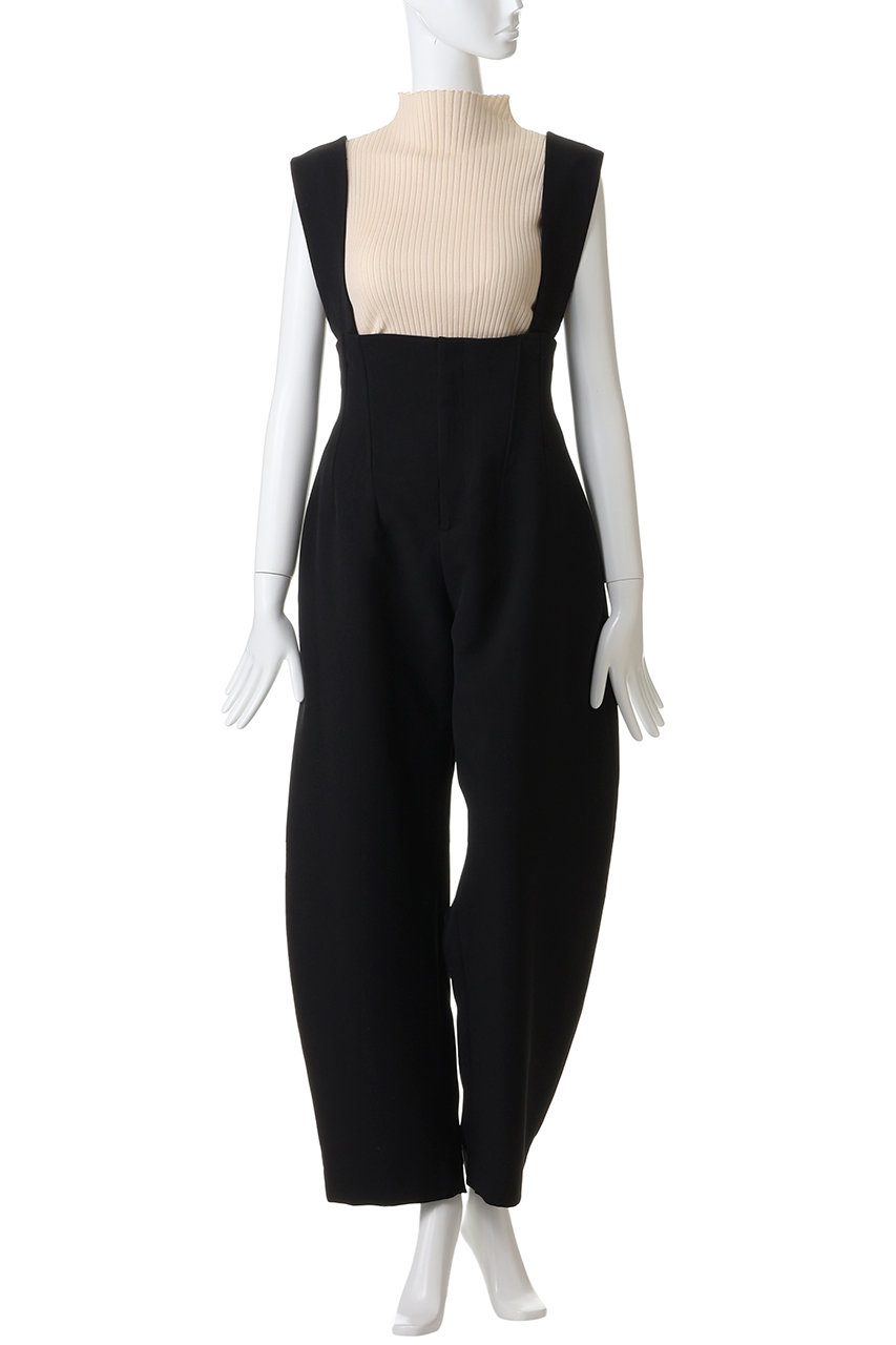 HER.(ハー)｜ハイウエストカーブパンツ/ブラック の通販｜ELLESHOP