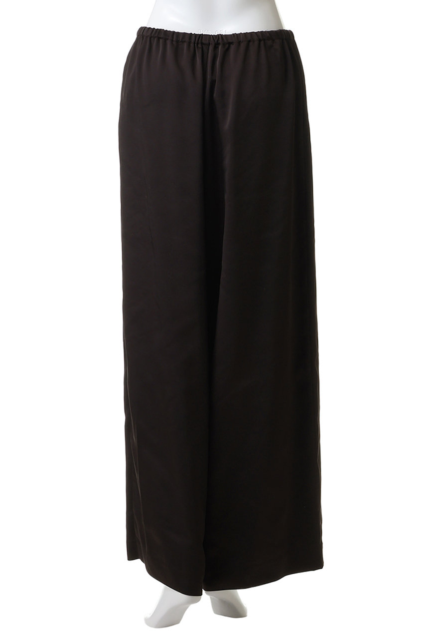 HER.(ハー)｜グロッシーサテンワイドパンツ/オフホワイト の通販