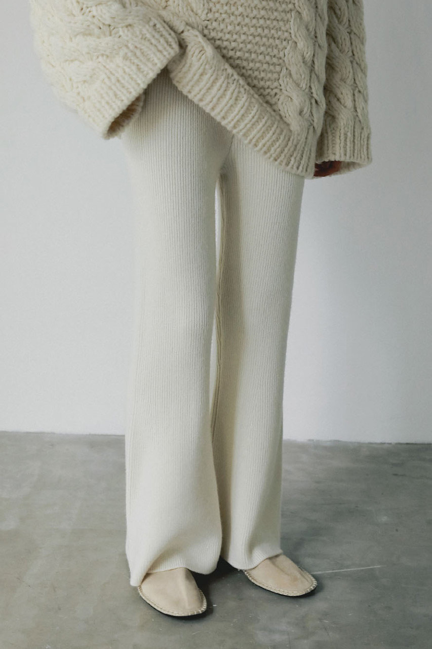 HER.(ハー)｜ニットパンツ/ホワイト の通販｜ELLESHOP・(エル