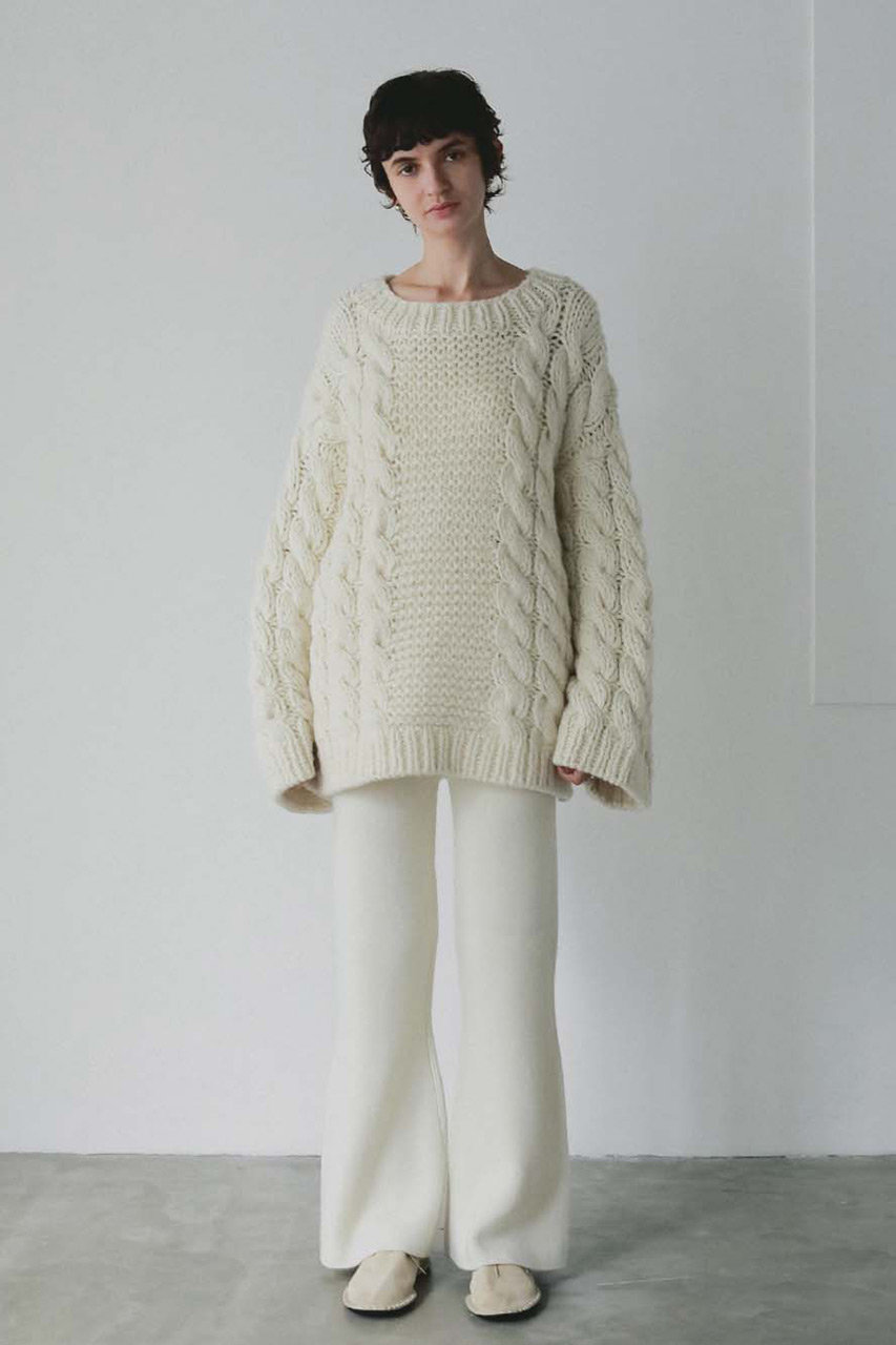 HER.(ハー)｜ニットパンツ/ホワイト の通販｜ELLESHOP・(エル