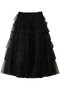 チュールティアードスカート ハー/HER. ブラック