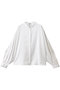 サテンＶネックブラウス ハー/HER. オフホワイト