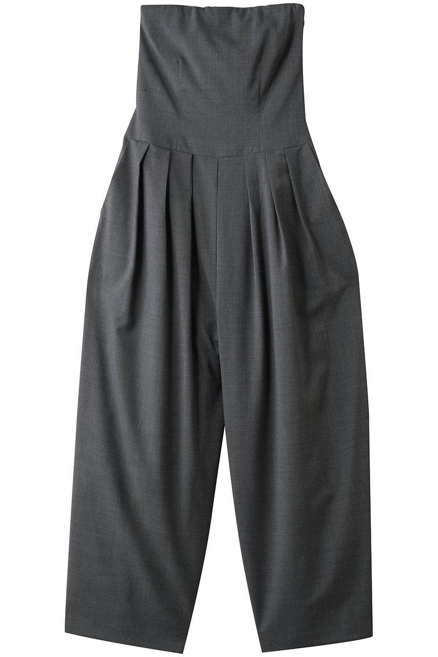 ハー/HER.のT/Wポプリンオールインワン(チャコールグレー/7054808)