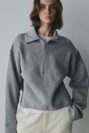 ハー/HER.のビッグカラーハーフジッププルオーバー(110100/110105)