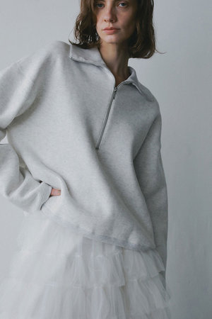 ハー/HER.のビッグカラーハーフジッププルオーバー(110100/110105)