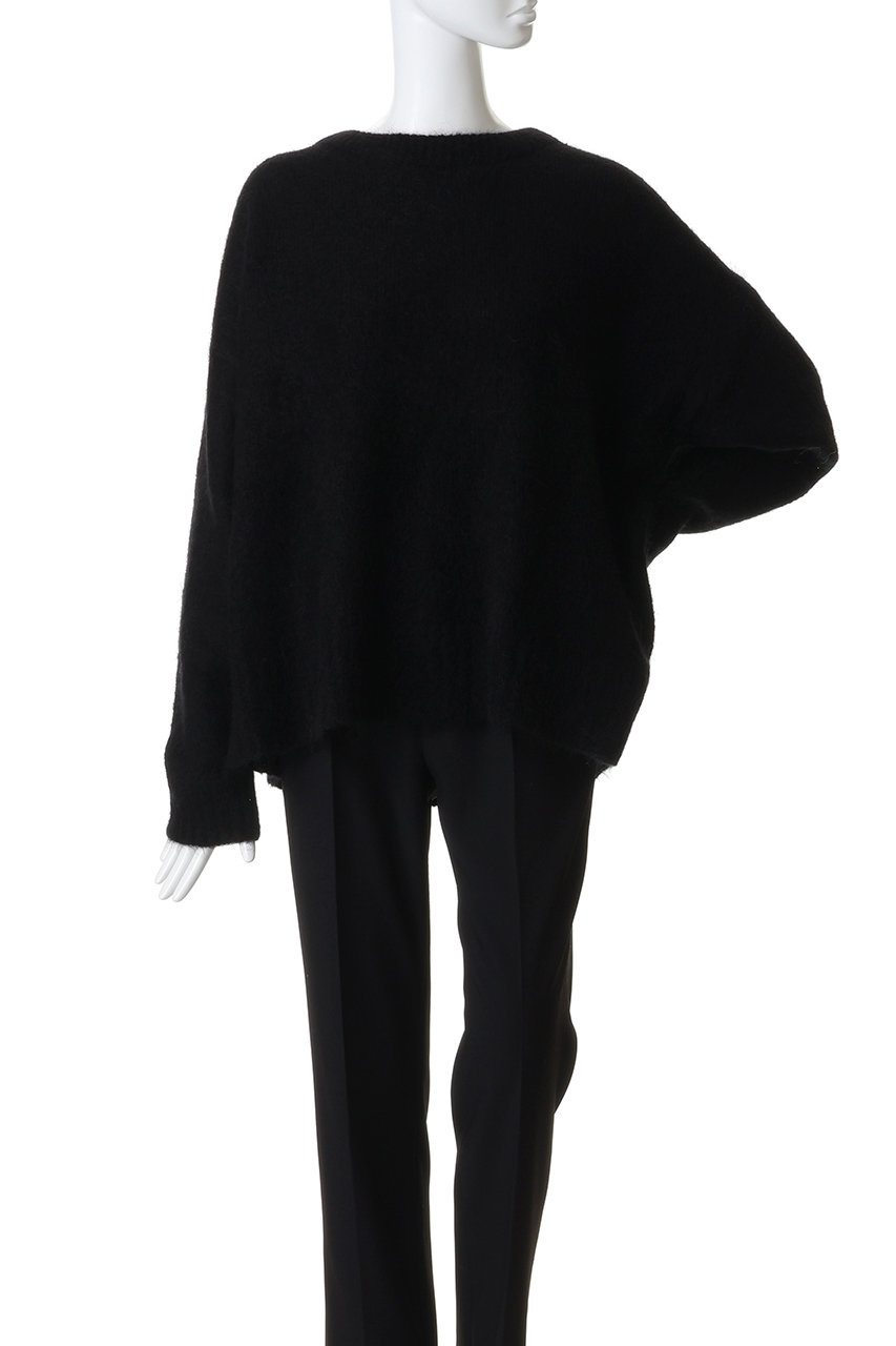 HER.(ハー)｜モヘア混ニットプルオーバー/ブラック の通販｜ELLESHOP