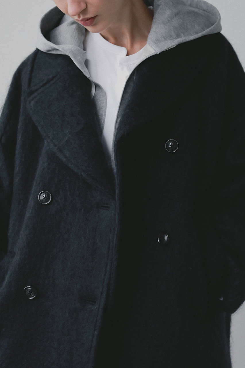 HER.(ハー)｜TICCA 別注モヘアPコート/ネイビー の通販｜ELLESHOP