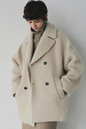 ハー/HER.のTICCA 別注モヘアＰコート